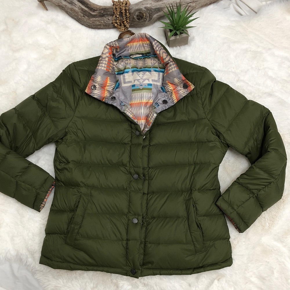 Pendleton Women's Packable Down Reversible Jacket - image 1